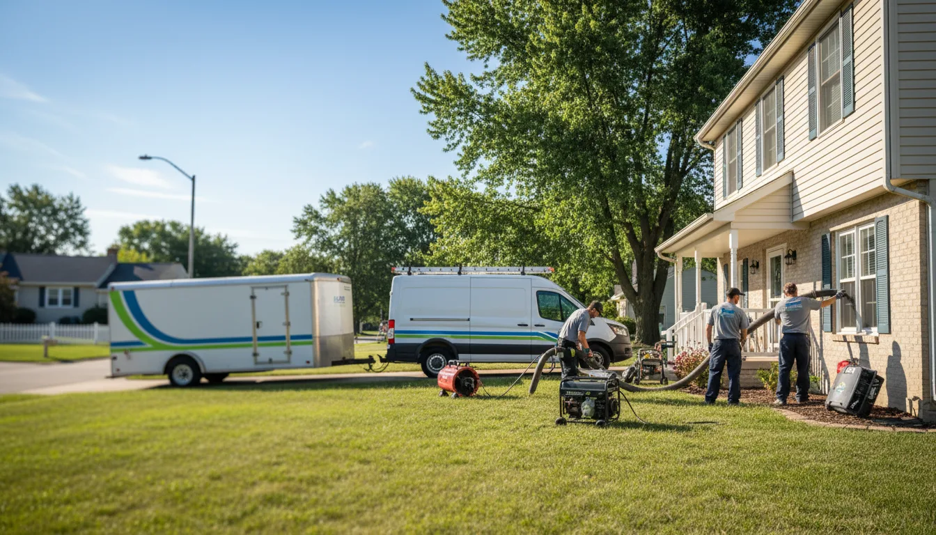 Flooded Basement Restoration And Cleanup With Repair in Hinckley, OH near me